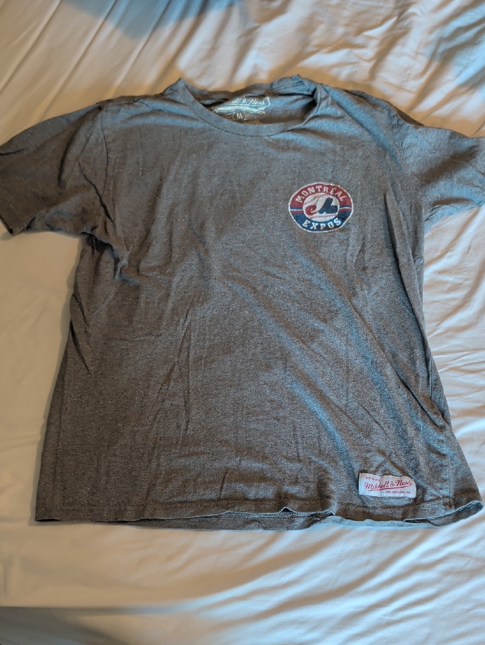 Mitchell & Ness Montreal Expos Gray Tee Size M